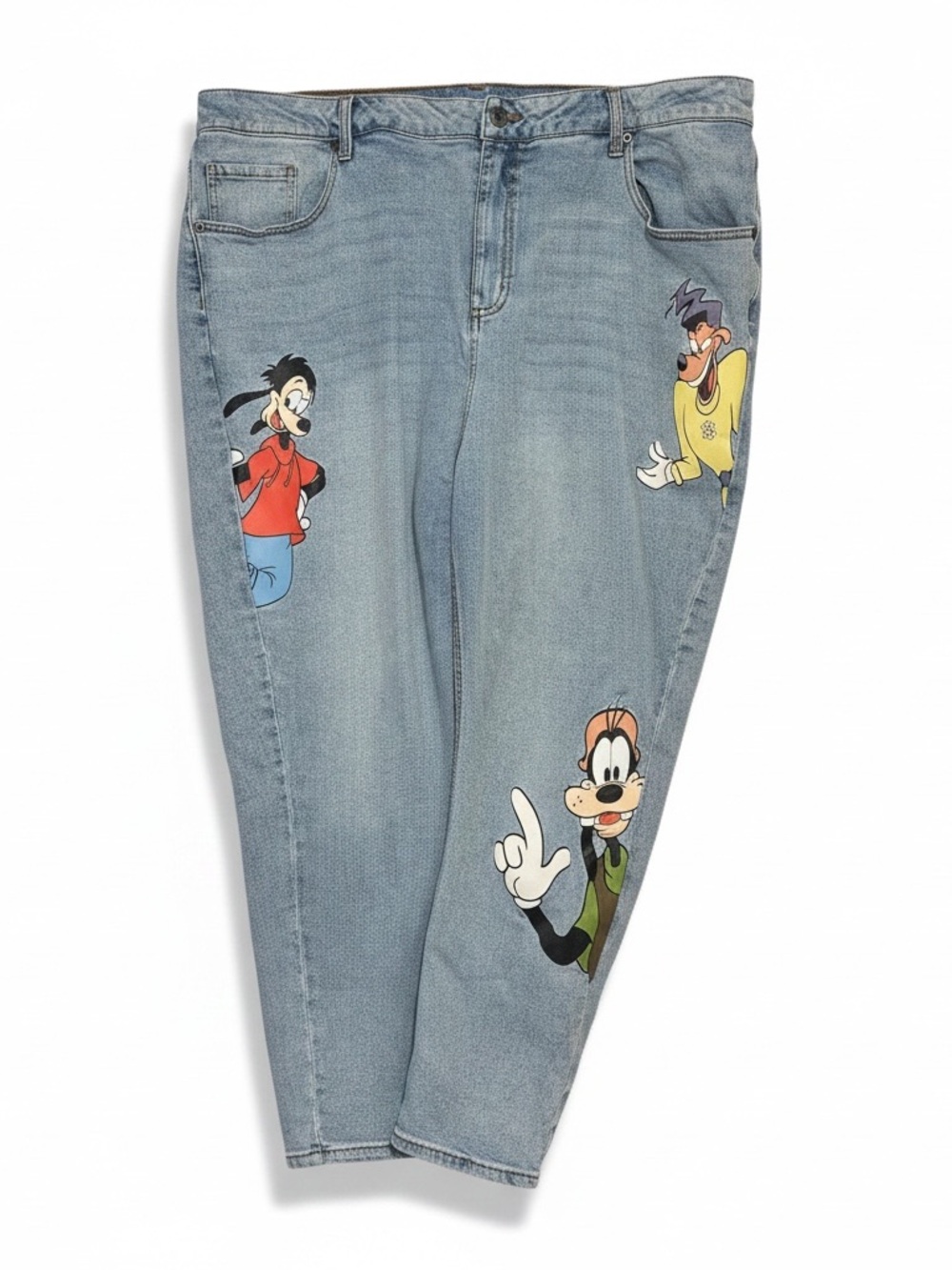 Her Universe Light Blue Disney Goofy Movie Boyfriend Jeans